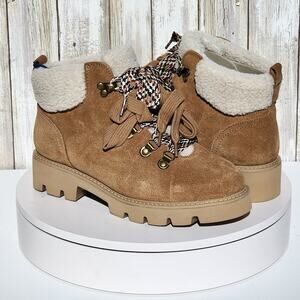 White Mountain Women's Gloving Hiker Lace Up Booties - Size 7.5 - Chestnut